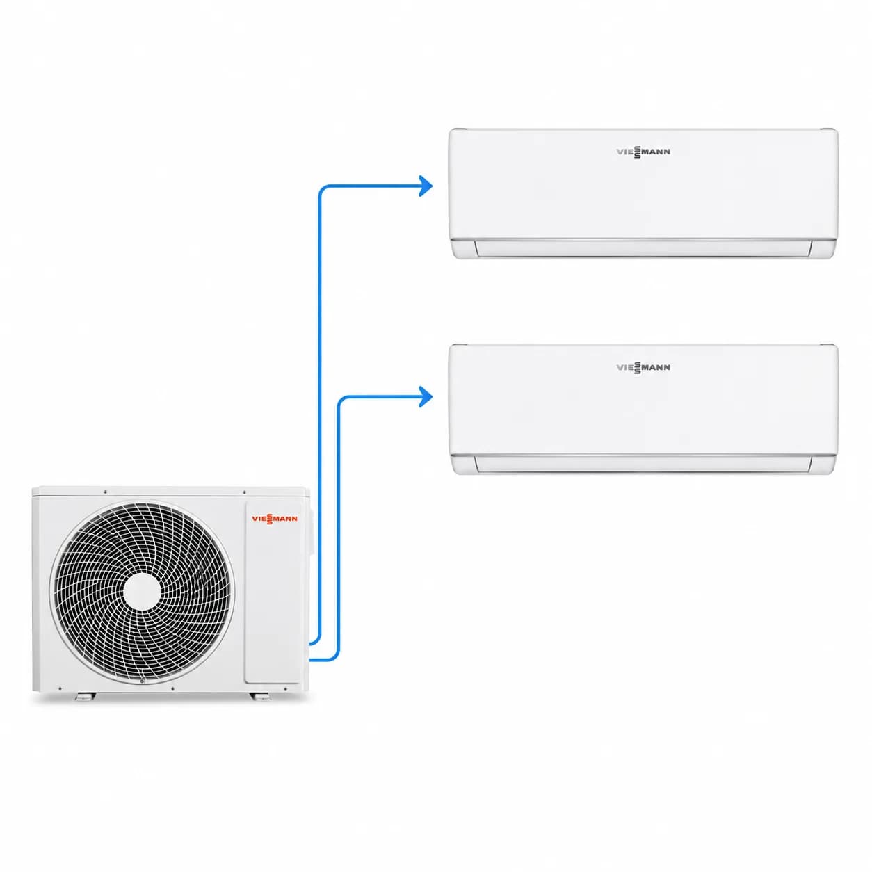 Viessmann Multi Klima 100-S 9 + 24 İç Ünite, 28 Dış Ünite (Bakır Borulama ve Montaj Hariçtir)